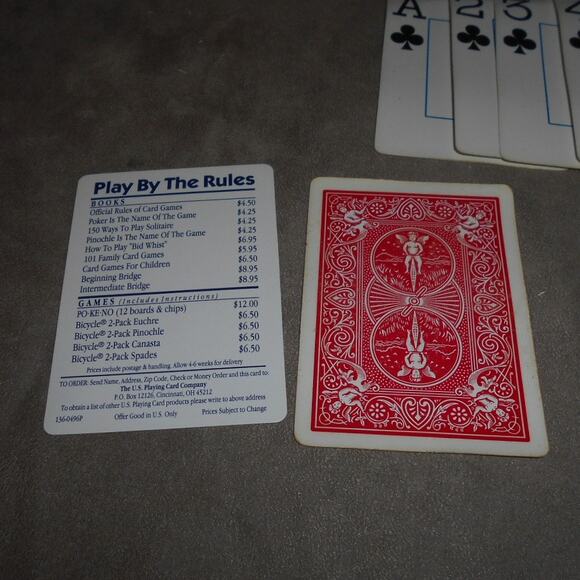 Bicycle Jumbo Index Open Deck Lot: M2207 Purple Back/X2206 Red Back - Picture 8 of 11